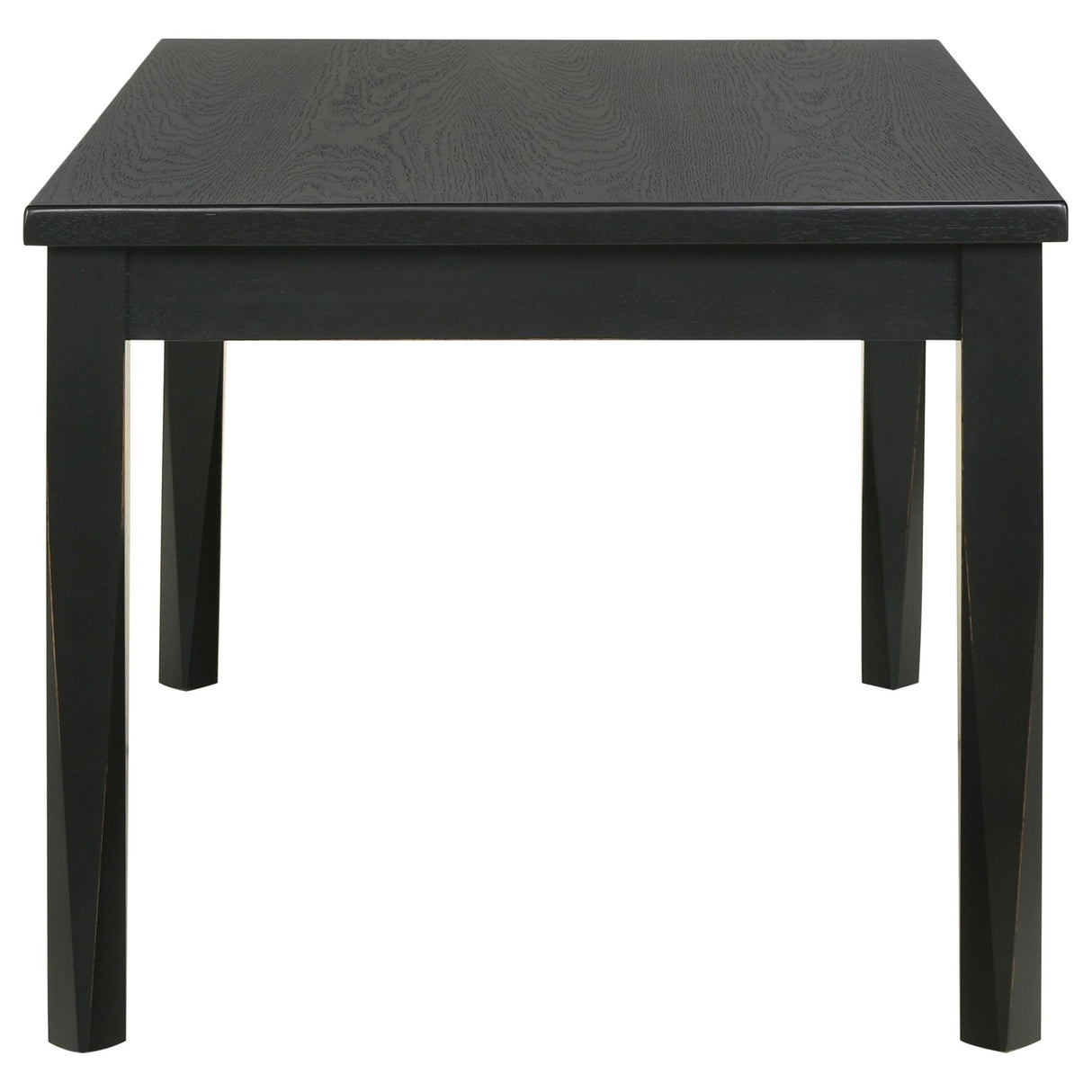 Appleton Rectangular Wood Dining Table Black Washed | Coaster | Home Elegance USA