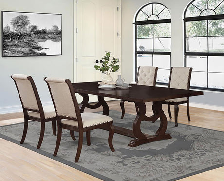 Brockway Rectangular Trestle Dining Set - 110311 - S5 - image - 1