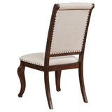 Brockway Tufted Dining Chairs Cream and Antique Java (Set of 2) | Coaster | Home Elegance USA