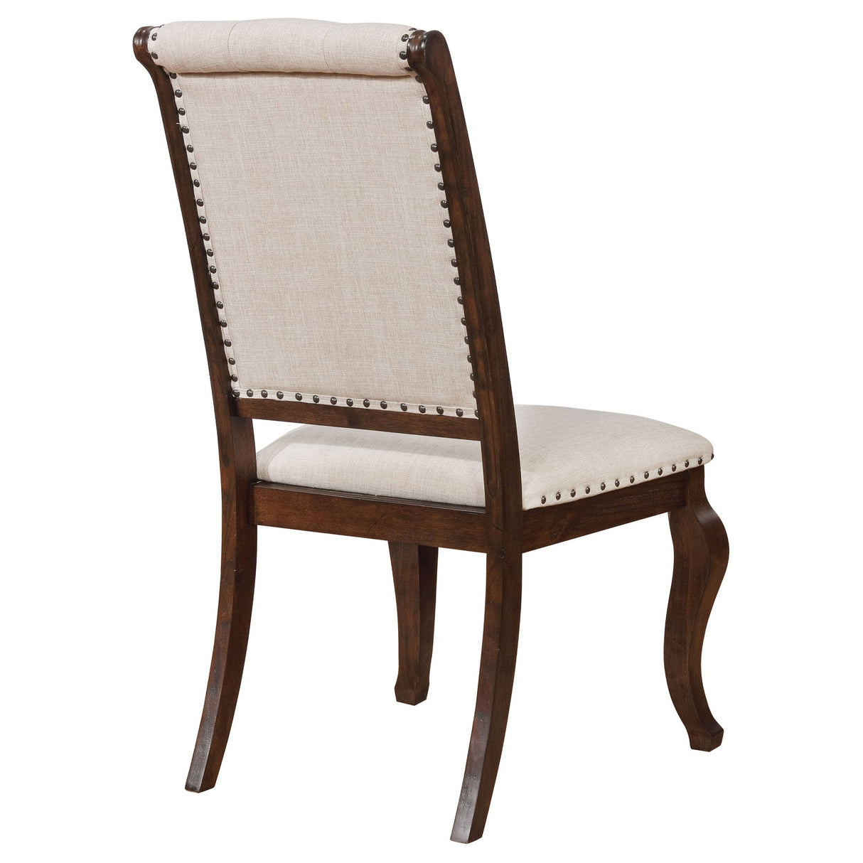 Brockway Tufted Dining Chairs Cream and Antique Java (Set of 2) | Coaster | Home Elegance USA