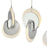 Deuterium Round Chandelier // Chrome  | Finesse - Home Elegance USA