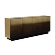 Calvosa Sideboard – Brass-Bronze Ombre Stainless Steel | Luxury Home Decor - sold by Home Elegance USA