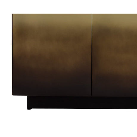Calvosa Sideboard – Brass-Bronze Ombre Stainless Steel | Luxury Home Decor - sold by Home Elegance USA