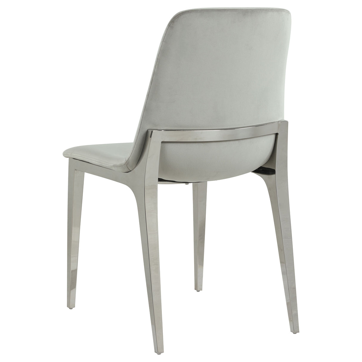 Side Chair - Irene Upholstered Side Chairs Light Grey and Chrome (Set of 4)