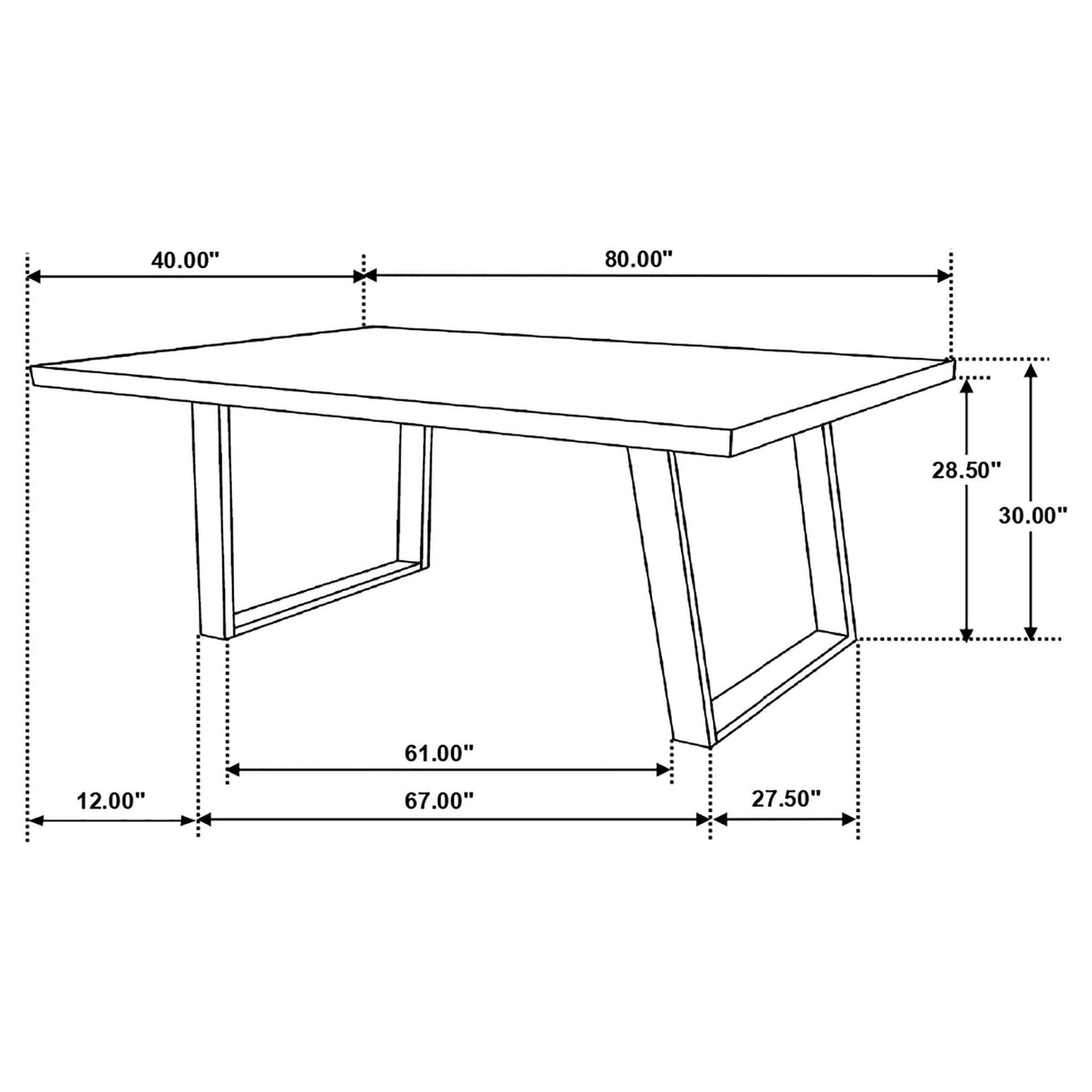 Misty 5 - piece Rectangular Dining Set Grey Sheesham and Camel - 110681 - S5C - image - 12