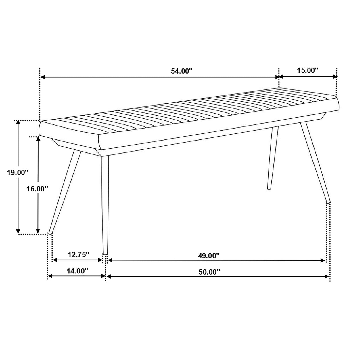 Misty 6 - piece Rectangular Dining Set Grey Sheesham and Espresso - 110681 - S6E - image - 16