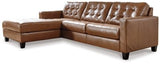 Ashley Auburn Baskove 11102S4 2 - Piece Sectional with Chaise - Leather - 11102S4 - Home Elegance USA - 1