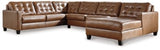 Ashley Auburn Baskove 11102S2 4 - Piece Sectional with Chaise - Leather | Home Elegance USA