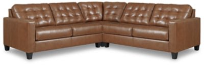 Ashley Auburn Baskove 11102S5 3 - Piece Sectional - Leather | Home Elegance USA