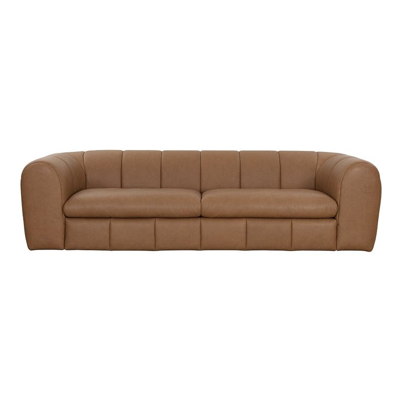 Cyril Sofa - Aspen Camel Leather | Sunpan | Home Elegance USA