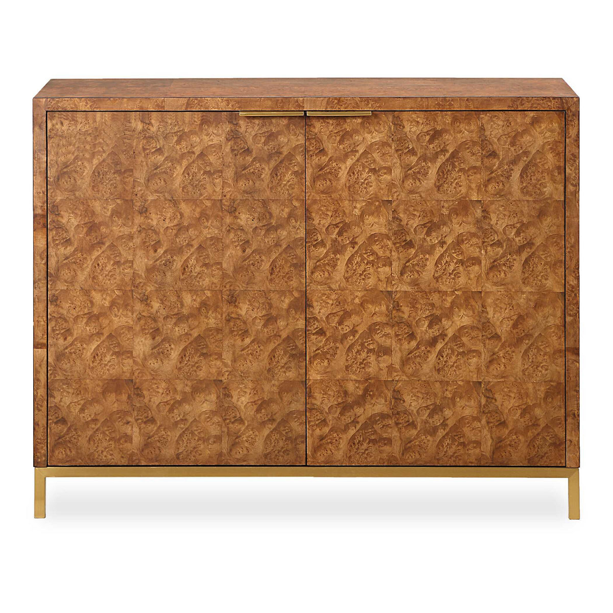 Jethro Burl 2 Door Cabinet Woodtone - Light Brown by Uttermost - View 1