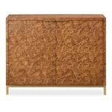 Jethro Burl 2 Door Cabinet Woodtone - Light Brown by Uttermost - View 1
