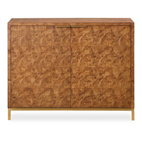 Jethro Burl 2 Door Cabinet Woodtone - Light Brown by Uttermost - View 1