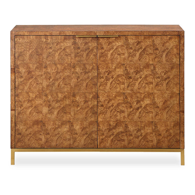Jethro Burl 2 Door Cabinet Woodtone - Light Brown by Uttermost - View 1