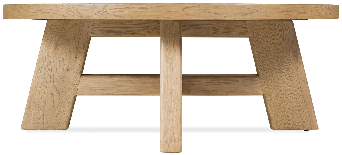 Driftwood Round Coffee Table Buckboard - Light Brown by Hooker Furniture - View 6