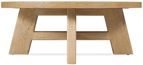 Driftwood Round Coffee Table Buckboard - Light Brown by Hooker Furniture - View 6