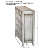Catori Console Cabinet Smoked Ivory - Light Gray by Uttermost - View 9