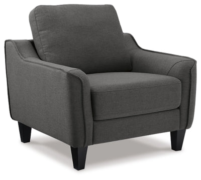 Ashley Gray Jarreau Chair - Microfiber