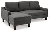 Ashley Gray Jarreau Sofa Chaise Sleeper - Microfiber | Home Elegance USA