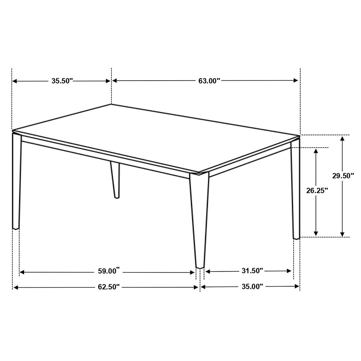 Dining Table - Stevie Rectangular Faux Marble Top Dining Table Grey and Black