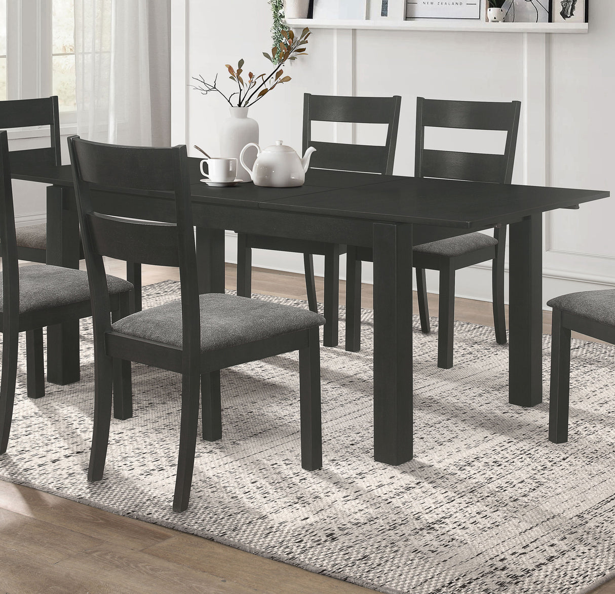 Dining Table - Jakob Rectangular Dining Table Black