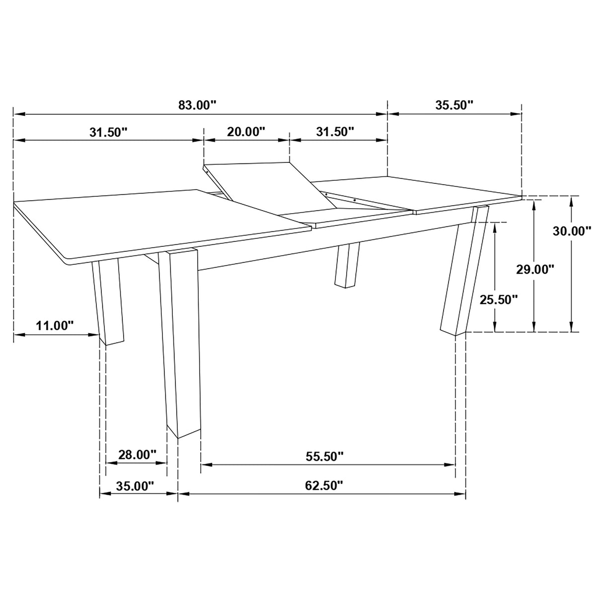 Dining Table - Jakob Rectangular Dining Table Black