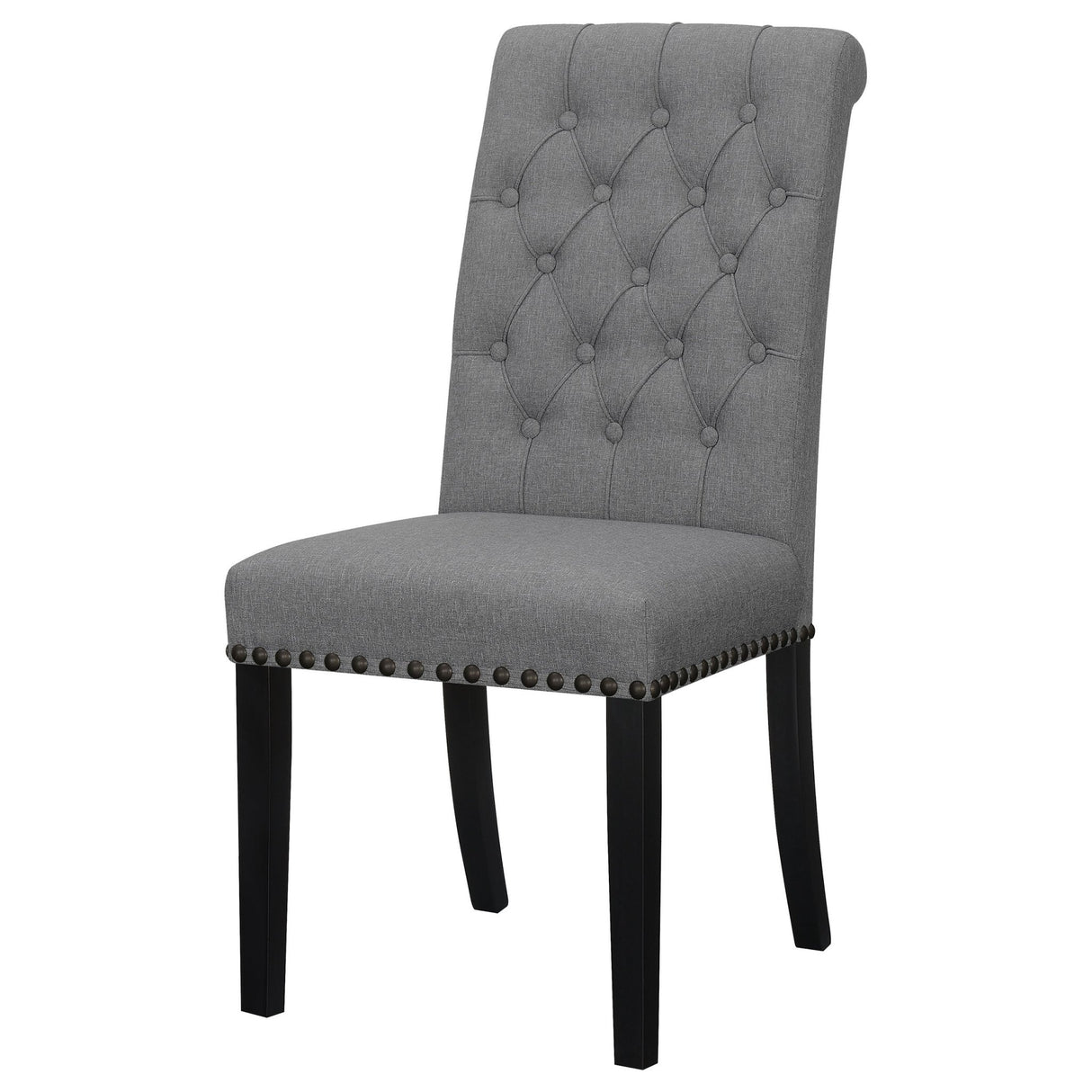 Alana Upholstered Tufted Side Chairs with Nailhead Trim (Set of 2) | Coaster | Home Elegance USA