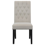 Alana Upholstered Tufted Side Chairs with Nailhead Trim (Set of 2) | Coaster | Home Elegance USA