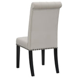 Alana Upholstered Tufted Side Chairs with Nailhead Trim (Set of 2) | Coaster | Home Elegance USA