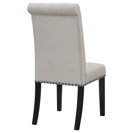 Alana Upholstered Tufted Side Chairs with Nailhead Trim (Set of 2) | Coaster - 115182 - Home Elegance USA - 7