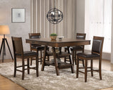 Dewey 5 - piece Rectangular Dining Set Brown and Walnut | Coaster | Home Elegance USA