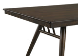 Wes 5 - piece Rectangular Dining Set Grey and Dark Walnut | Coaster | Home Elegance USA