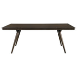 Dining Table - Wes Rectangular Dining Table Dark Walnut