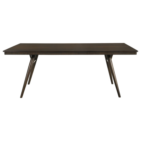 Dining Table - Wes Rectangular Dining Table Dark Walnut