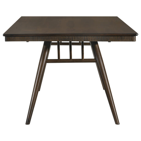 Dining Table - Wes Rectangular Dining Table Dark Walnut