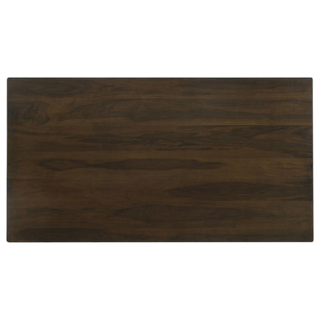 Dining Table - Wes Rectangular Dining Table Dark Walnut