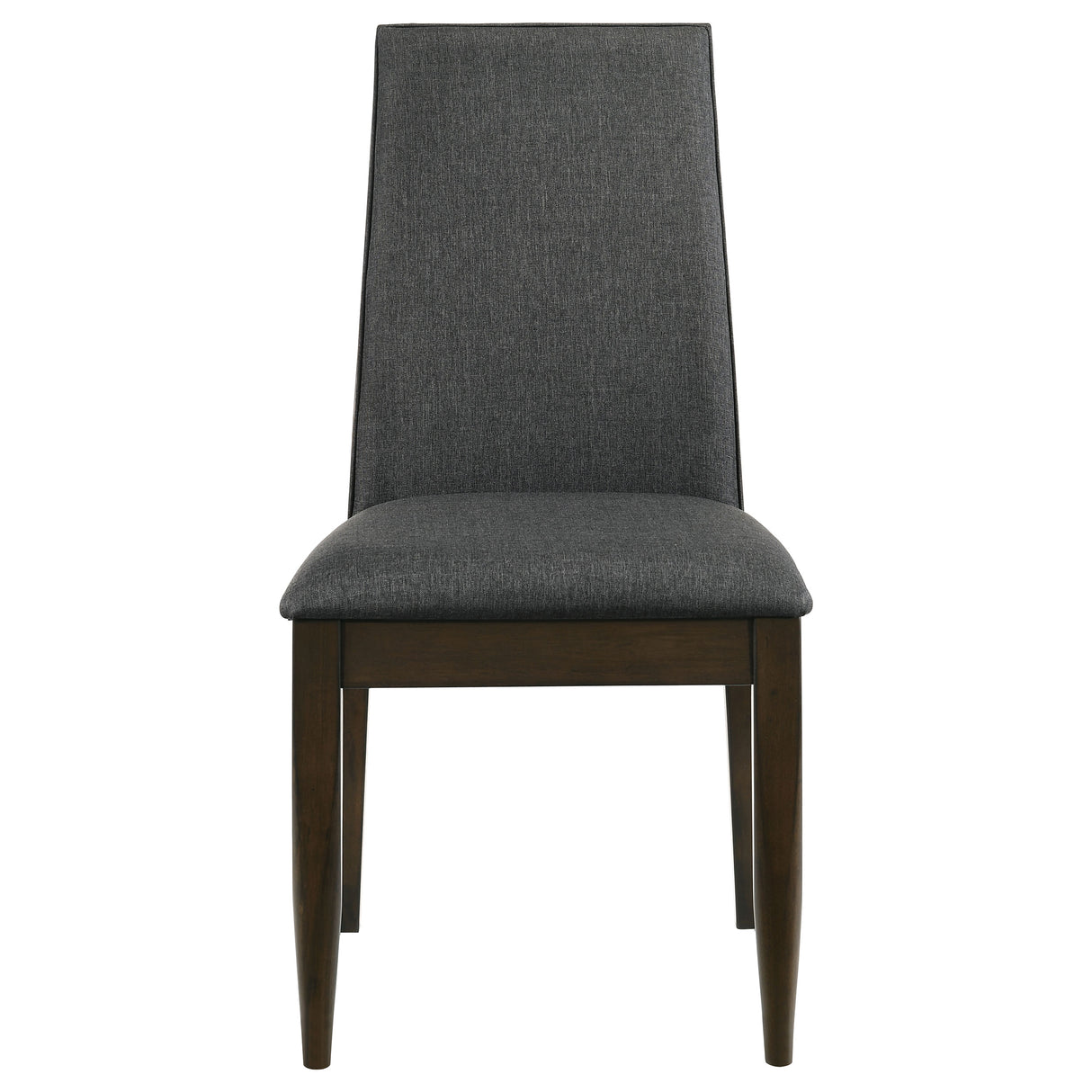 Side Chair - Wes Upholstered Side Chair (Set of 2) Grey and Dark Walnut