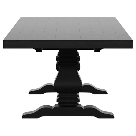 Florence 7-piece 126-inch Extension Dining Table Set Grey - Home Elegance USA