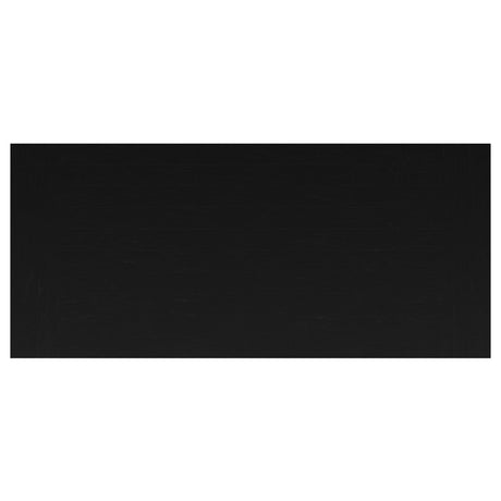 Florence 126-inch Extension Dining Table Distressed Black - Home Elegance USA