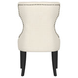 Baney Fabric Upholstered Dining Side Chair Beige and Black - Home Elegance USA