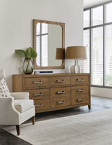 Chapman Mirror - Light Brown by Hooker Furniture - View 3