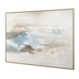 Chasing Blue Coastal Canvas Art Blue / Brown / Gray / White - Gray / Blue by Uttermost - View 4