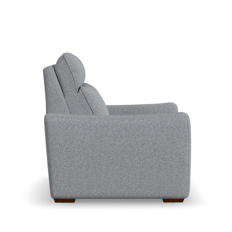 Ava Power Recliner With Power Headrest & Lumbar - Stonewash | Flexsteel