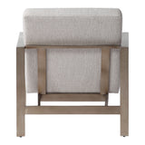 Wills Contemporary Accent Chair - Beige / Dark Brown by Uttermost - View 5