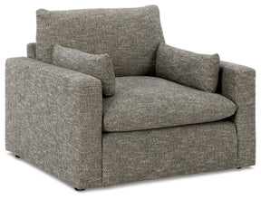 Ashley Granite Dramatic Chair and a Half - Chenille | Home Elegance USA