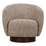 Dunes Fabric Swivel Chair - Light Brown by Uttermost - View 1