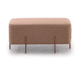 Divani Casa Adler Modern Brown Fabric Ottoman Vg2T1181B - Brn - VG2T1181B - BRN - Home Elegance USA - 2