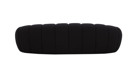 Divani Casa Yolonda - Modern Curved Black Fabric Sofa Set | VIG - Home Elegance USA