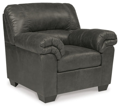 Ashley Slate Bladen Chair - Faux Leather