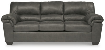 Ashley Slate Bladen Full Sofa Sleeper - Faux Leather
